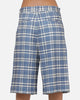 Carre Heritage Pleated Shorts Blue-plaid