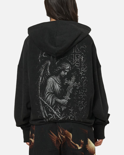 Saint Morta Crossbearer Zip Hoodie Black