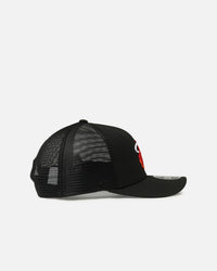 New Era Miami Heat 'HWC' 9SEVENTY Trucker Stretch Snapback Black