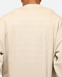 Saint Morta Repentant Heart Crewneck Stone
