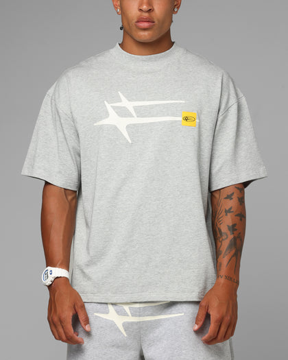 Loiter Hybrid Premium T-Shirt Grey Marle
