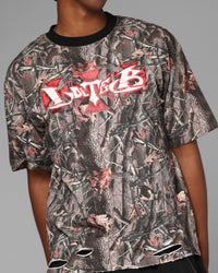 Loiter Holy Fire Premium T-Shirt Real Tree Camo