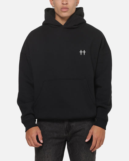 Saint Morta LA Flame Hoodie Black