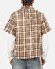 Saint Morta Sanctuary Layered Button Up Shirt Brown