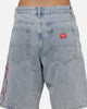 Worship Scripted Big Dawg Jean Shorts Worn Blue