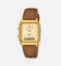 Casio AQ230EGL-9A Watch Black/Gold/Tan
