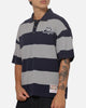 Mitchell & Ness Orlando Magic Striped Polo T-Shirt Navy