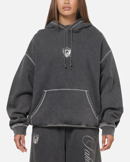 Mitchell & Ness Las Vegas Raiders Star Script Hoodie Washed Black