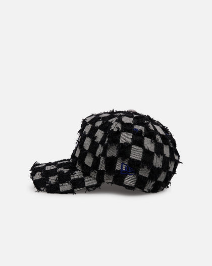 New Era Los Angeles Dodgers 'Frayed Checkerboard' 9FORTY A-Frame Snapback Black/Grey