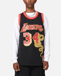 Mitchell & Ness Los Angeles Lakers Shaquille O'Neal 1996 Swingman Jersey Black/Gold