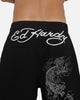 Ed Hardy Studded Tailored Jorts Black