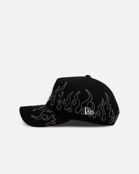 New Era Los Angeles Dodgers 'Outline Flames' 9FORTY A-Frame Snapback Black