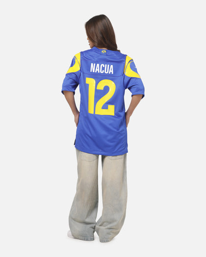Nike Los Angeles Rams Puka Nacua #12 Home Game NFL Jersey Official Team Colours