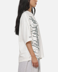Mitchell & Ness Philadelphia Eagles Star Script Boxy T-Shirt Vintage White