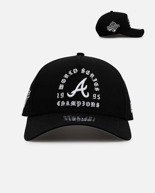 New Era Atlanta Braves 'Gothic Arch 2.0' 9FORTY A-Frame Snapback Black/White