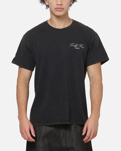 XXIII Script T-Shirt Black/Blue