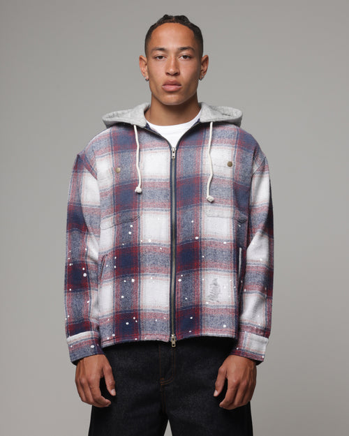 American Thrift Thrashed Flannel Deep Indigo