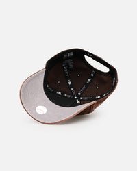 New Era Los Angeles Dodgers 'Washed Walnut' 9FORTY A-Frame Snapback Walnut