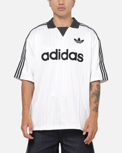 Adidas Collared Goalie Jersey T-Shirt White