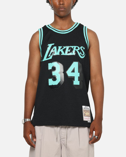 Mitchell & Ness Los Angeles Lakers Shaquille O'Neal 'Cool Blue' Swing Jersey Black/Blue