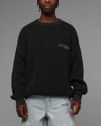 Loiter Star Born Knit Sweater Black