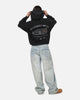 Key Street Low Standards Hoodie Black Acidwash