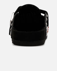 Octavious Marks Onyx Leather Clogs Black