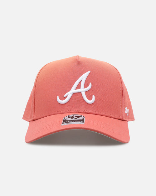 47 Brand Atlanta Braves 'Sun Fade' in 47 Offside Snapback Island Red