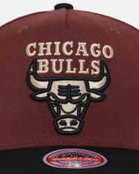 Mitchell & Ness Chicago Bulls 'Vintage Burgundy' MVP Snapback Burgundy