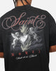 Saint Morta Heavens Kitchen Boxy T-Shirt Black Wash