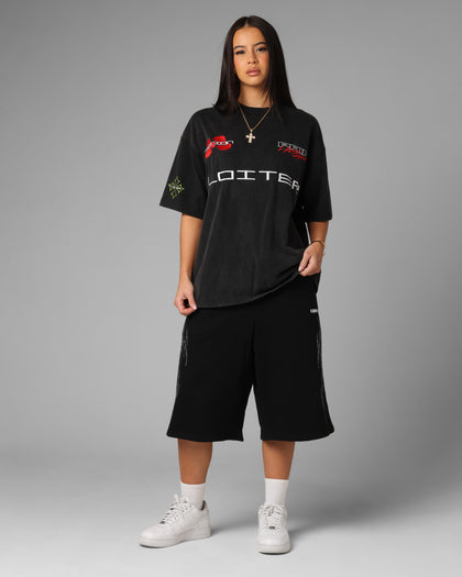 Loiter Racing Premium T-Shirt Charcoal