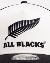 New Era New Zealand All Blacks 'Two-Tone' 9FORTY A-Frame Snapback White