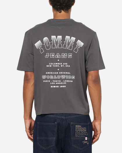 Tommy Jeans Arch Western Backprint T-Shirt Washed Black
