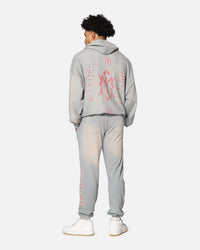Saint Morta Hardcore Boxy Hoodie Sunfade Grey