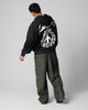 Loiter Peace To Make Zip Hoodie Black
