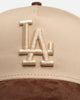 New Era Los Angeles Dodgers 'Oat Brown Suede' 9FORTY A-Frame Snapback Brown