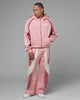 Loiter Hybrid Tek Zip Hoodie Pink
