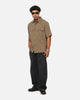 Saint Morta Cargo Button Up Shirt Khaki Green