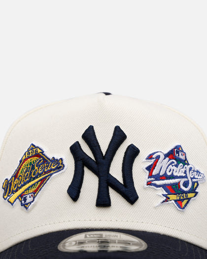 New Era New York Yankees 'World Series Logo' 9FORTY A-Frame Snapback Chrome