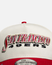 New Era San Francisco 49ers "NFL 26 AU Two Tone Chrome" 9Forty A-Frame Snapback Official Team Colours
