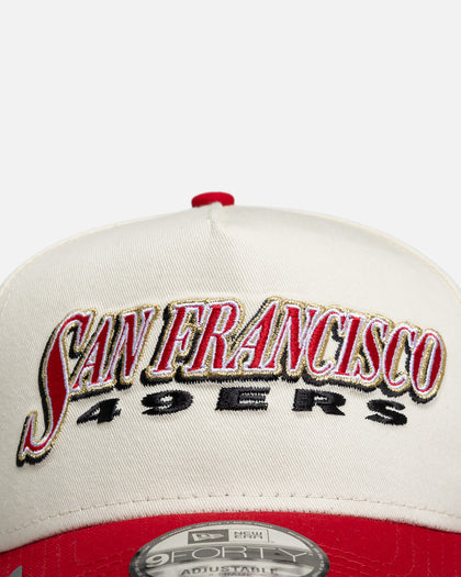 New Era San Francisco 49ers "NFL 26 AU Two Tone Chrome" 9Forty A-Frame Snapback Official Team Colours