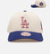 Mitchell & Ness Los Angeles Dodgers 'Pink Team Logo' Pro Pinch Snapback Off White