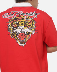 Loiter Hardy League Polo T-Shirt Red