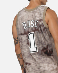 Mitchell & Ness Chicago Bulls Derrick Rose #1 Abstract Camo Jersey Abstract Rose