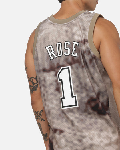 Mitchell & Ness Chicago Bulls Derrick Rose #1 Abstract Camo Jersey Abstract Rose