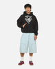 Ed Hardy Double Horns Hoodie Black Acidwash