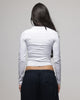 American Thrift Women's Fitted Long Sleeve T-Shirt Grey Heather