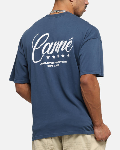 Carre Script T-Shirt Navy