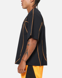 Mitchell & Ness X Mclaren Panel T-Shirt Black/Papaya