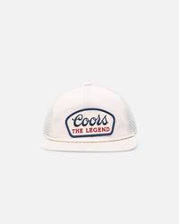 American Needle Wyatt Trucker Snapback Ivory